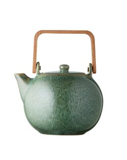 Stoneware Teapot - Green